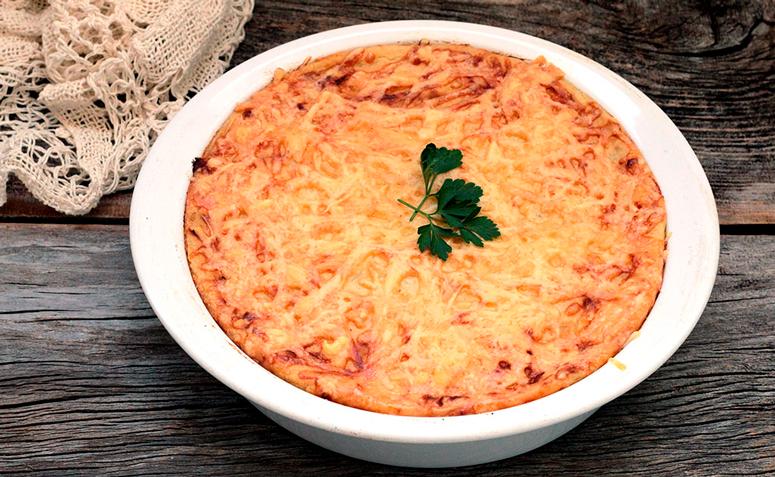 Escondidinho com batata-doce