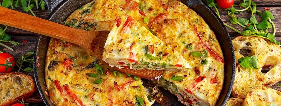 Omelete de legumes