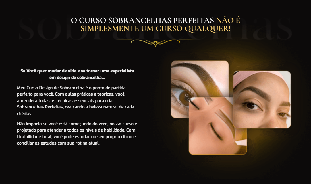 Curso de Design de Sobrancelha